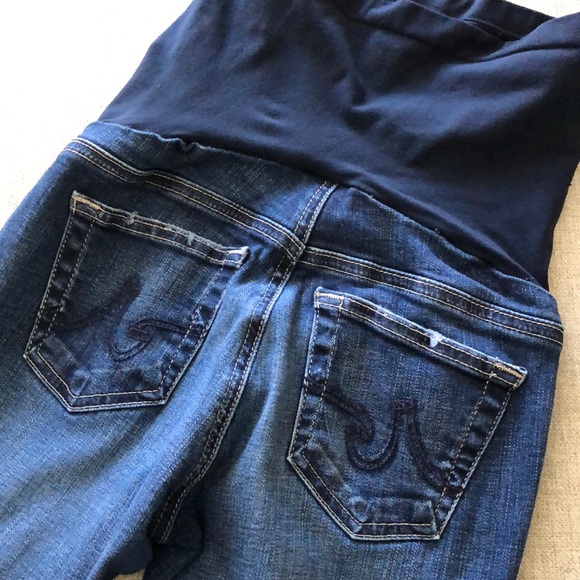 AG Secret Fit Belly Legging Ankle Maternity Jeans - Picture 3 of 9